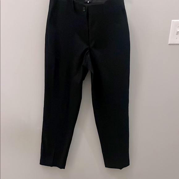 Talbots Curvy The Perfect Chino Pants NWT Size 8 Black Straight Leg - Picture 1 of 9